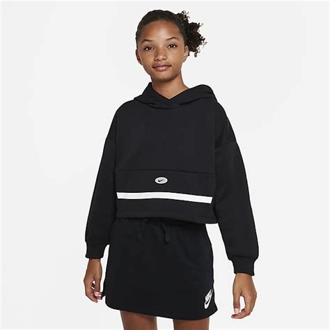 nike hoodie mädchen schwarz|Kapuzenpullis für Mädchen .